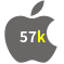Aplicativo 57k para iOS