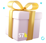 Receba seus bônus de boas-vindas no 57k